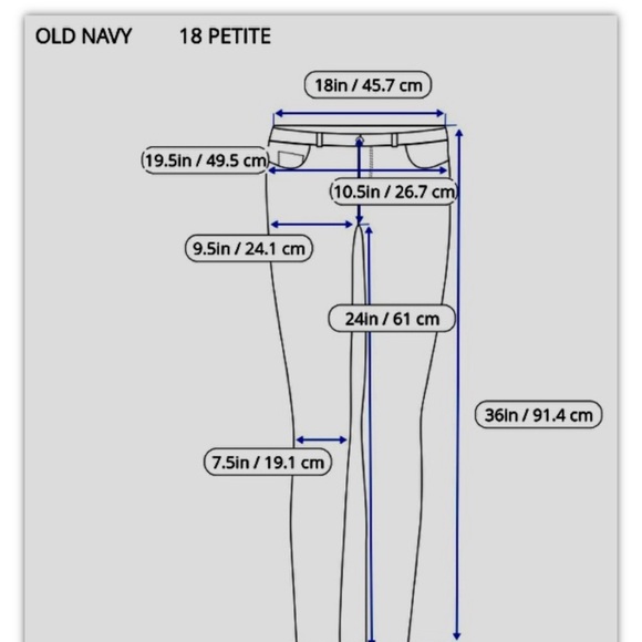 Old Navy Rockstar Super Skinny Ankle Jeans 18 Petite Light Blue Distressed - Picture 13 of 14